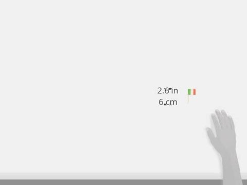 Image of Royal Italian Flag Picks, Package of 144