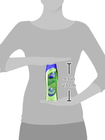 Image of Dial Body Wash, Mountain Fresh with All Day Freshness, 16 Fluid Ounces (Pack of 3)