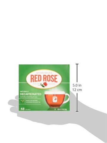 Image of Red RoseTea Bags Naturally Decaffeinated Premium Blended, 48 ct