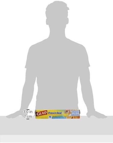 Image of Glad Press'n Seal Sealable Plastic Wrap with Griptex , 70 sq ft