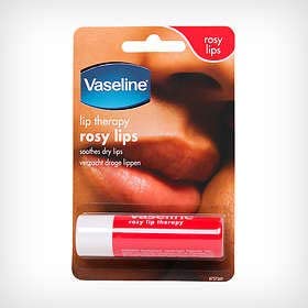 Image of Vaseline Lip Therapy Stick with Petroleum Jelly (Original, Aloe Vera, Rosy Lips, Cocoa Butter)- 4pk