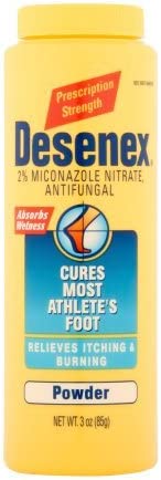 Image of PACK OF 8 - Desenex Athlete's Foot Antifungal Shake Powder, 3 oz