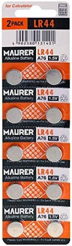 Image of Maxell LR44 (A76) Batteries, 10 Count