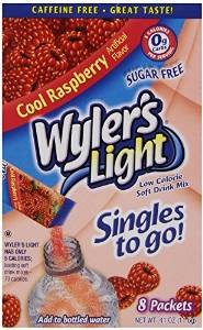 Image of Wyler's Light Singles to Go Bundle, 8 packet/box (Pack of 7) includes 8-Packets Pink Lemonade, Fruit Punch, Cherry Limeade, Cool Raspberry, Cherry, Raspberry Lemonade, Lemonade (56 PACKETS)