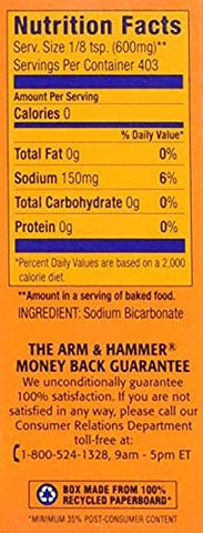 Image of Arm & Hammer Pure Baking Soda, 8 oz (Pack of 2)