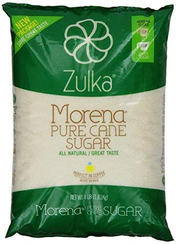 Image of Zulka Morena Pure Cane Sugar, Unfined & Non-gmo All Natural Sugar (Bag size and quantity may vary for a total of 8lbs)