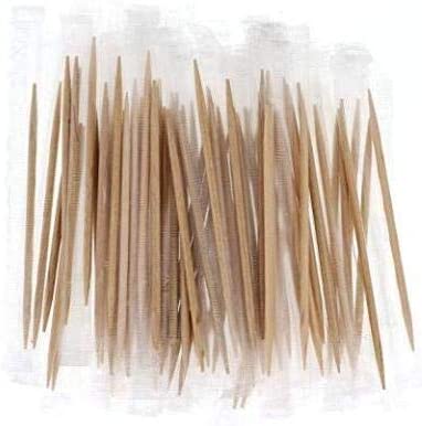 Image of Royal Plain Toothpicks Individually Cello Wrapped, 1000 Count