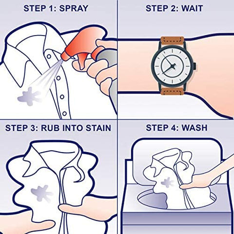 Image of Triple Pack Spray n Wash Laundry Stain Remover, 22 Fl Oz, Pack 3, Total 66 Fl. Oz