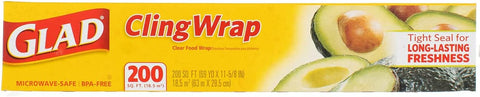Image of Glad Cling Wrap 200 sq ft
