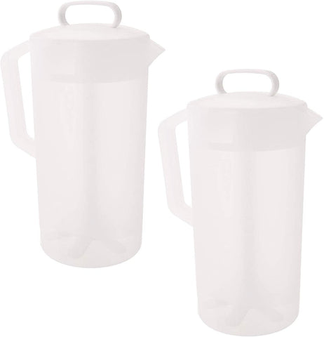 Image of Rubbermaid - Servin Saver White Mixing Pitcher 2 Qt, Plastic, 4 3/4" Dia