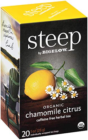 Image of Bigelow 17707 steep Tea, Chamomile Citrus Herbal, 1 oz Tea Bag, 20/Box