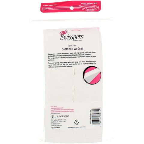 Image of Swisspers Cosmetic Application Wedges 32 ea (Pack of 4)