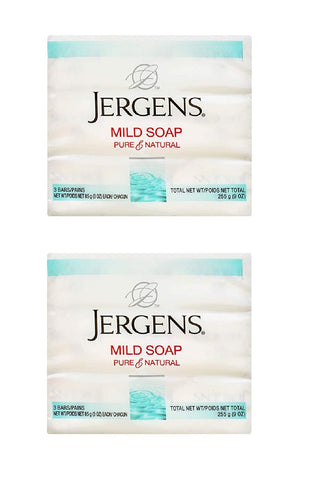 Image of Jergens Mild Soap 3 Bars 3 oz ea (Pack of 2)