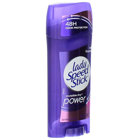 Image of Lady Speed Stick Antiperspirant Deodorant, Invisible Dry, Wild Freesia 2.30 oz (Pack of 4)