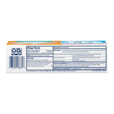 Image of ARM & HAMMER Truly Radiant Whitening & Enamel Strengthening Toothpaste Fresh Mint 4.3oz - 2 Pack by Arm & Hammer