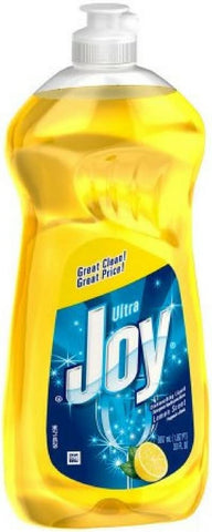 Image of Joy Ultra Concentrated Dishwashing Dish Liquid, Lemon, 30 fl oz (Pack of 4)