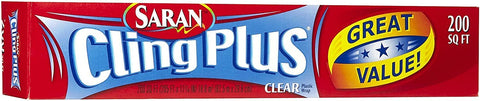 Image of Saran Wrap Cling Plus Wrap 200 Square Foot, Boxed