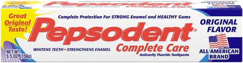 Image of Pepsodent Complete Care Toothpaste Original Flavor 5.5 oz (Pack of 3)