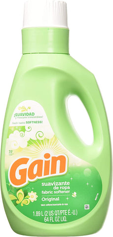 Image of Gain Liquid Fabric Softener, Original, 64 Ounce