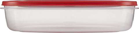 Image of Rubbermaid Easy Find Lids Food Storage Container, 1.5 Gallon, Racer Red