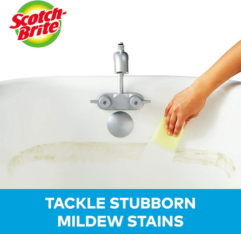 Image of Scotch-Brite Dobie Cleaning Pad, Ideal for Dishwashing, Kitchen, Bathroom and More, Scours Without Scratching, 1 Pad