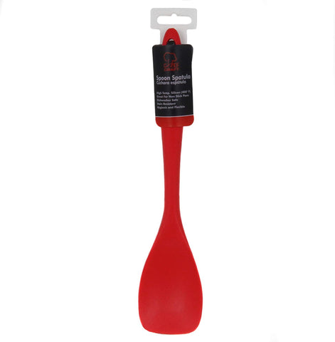 Image of Chef Craft Premium Orange Silicone Spoon Spatula 11.5-Inches Long