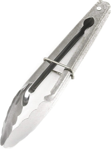 Image of Chef Craft Clam Shell Tongs, 9-Inch, Silver