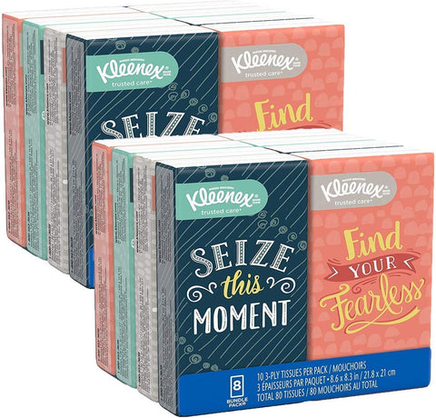 Image of KCC46651 - Kleenex Go Packs Facial Tissues