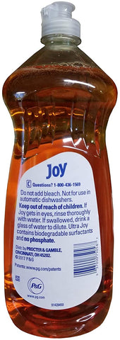 Image of Joy Ultra Dishwashing Liquid (Orange Scent)