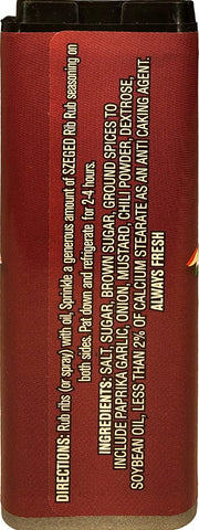 Image of Szeged Seasoning Rib Rub, 5 Ounce Tin