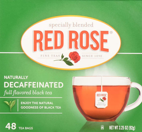 Image of Red RoseTea Bags Naturally Decaffeinated Premium Blended, 48 ct