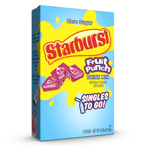 Image of Starbursts Singles To Go Powdered Drink Mix, 6 Packets