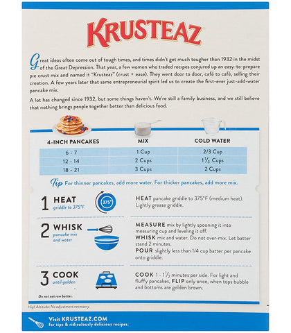 Image of Krusteaz Light & Fluffy Complete Buttermilk Pancake Mix