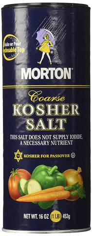 Image of Morton Salt Coarse Kosher Salt, 16 oz