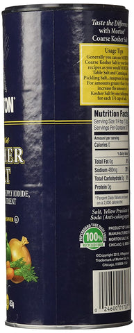 Image of Morton Salt Coarse Kosher Salt, 16 oz