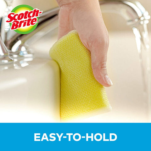 Image of Scotch-Brite Dobie Cleaning Pad, Ideal for Dishwashing, Kitchen, Bathroom and More, Scours Without Scratching, 1 Pad