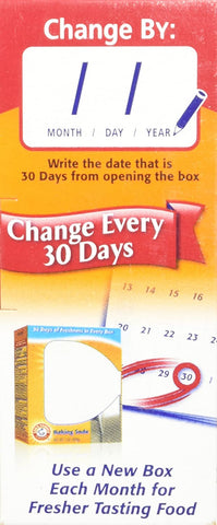 Image of Arm & Hammer Fridge-N-Freezer Baking Soda Odor Absorber, 14 Ounces (Pack of 6)