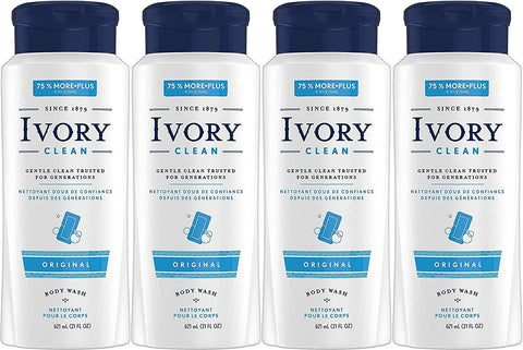 Image of Ivory Body Wash, Original, 21 oz (Pack of 4)