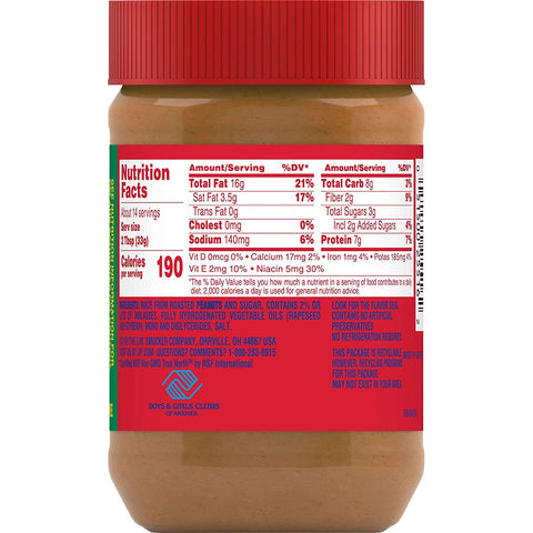 Image of JIF Creamy Peanut Butter 16 oz. 2 Pack
