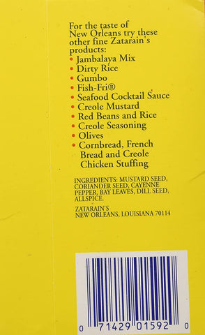 Image of Zatarain's Crab Boil Six 3oz Bags