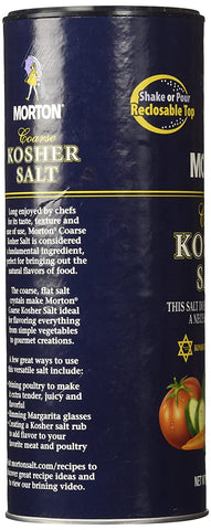 Image of Morton Salt Coarse Kosher Salt, 16 oz