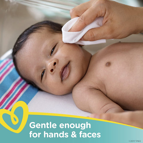 Image of Pampers Sensitive, Water Based Baby Wipes, 64 Count