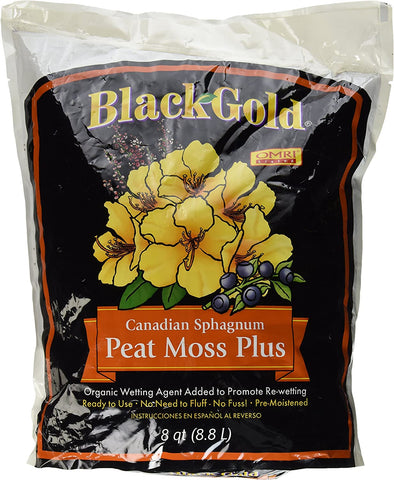 Image of Sun Gro Horticulture Black Gold Peat Moss Plus