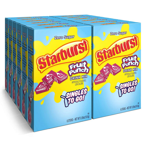 Image of Starbursts Singles To Go Powdered Drink Mix, 6 Packets
