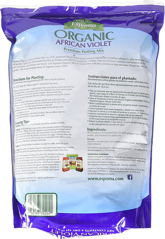 Image of Espoma African Violet Mix 4qt