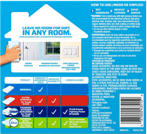 Image of Mr Clean Erase and Renew Magic Eraser, Original, 2 Count