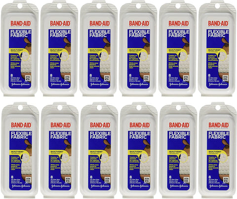 Image of Band-Aid Band-aid Flex Fabric Travel Pack - 8 Each/pack (12 Pack), 12 count