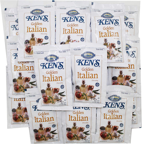 Image of Ken's Steakhouse Golden Italian Dressing 1.5 oz Packets (Pack of 20)