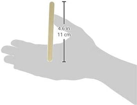 BAZIC Natural Craft Sticks, Wood, 100 Per Pack