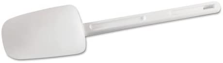 Rubbermaid Commercial Spoon-Shaped Spatula, 9 1/2 in, White - Includes  only one